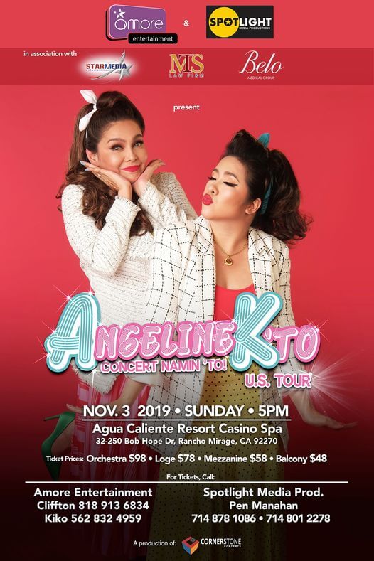 Angeline K’to, Concert Namin To – Rancho Mirage 2019